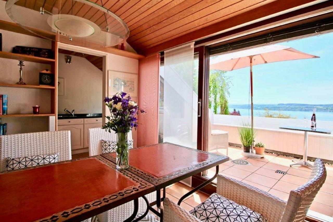 Ferienwohnung Mit Seeblick Und Dachterrasse In Ueberlingen Eksteriør bilde