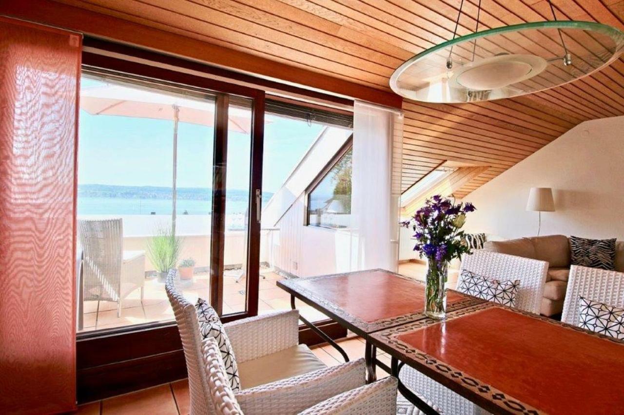 Ferienwohnung Mit Seeblick Und Dachterrasse In Ueberlingen Eksteriør bilde